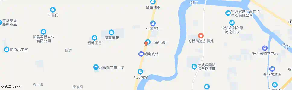 宁波张家垫_公交站地图_宁波公交_妙搜公交查询2025