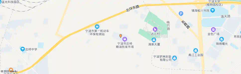 宁波粮油市场_公交站地图_宁波公交_妙搜公交查询2025
