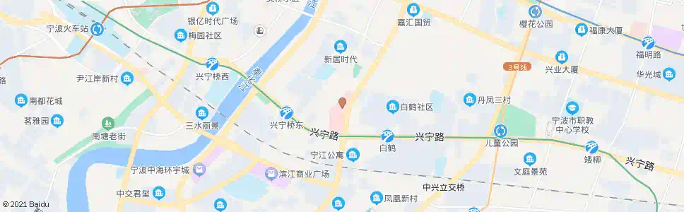 宁波彩虹南路兴宁路口(李惠利医院)_公交站地图_宁波公交_妙搜公交查询2025