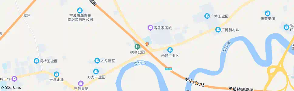 宁波横涨村_公交站地图_宁波公交_妙搜公交查询2025