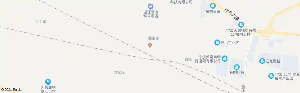 宁波云山村委_公交站地图_宁波公交_妙搜公交查询2025