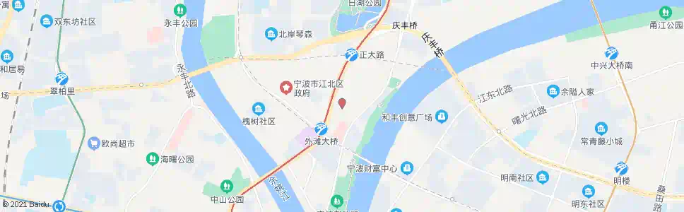 宁波新马路人民路口_公交站地图_宁波公交_妙搜公交查询2025