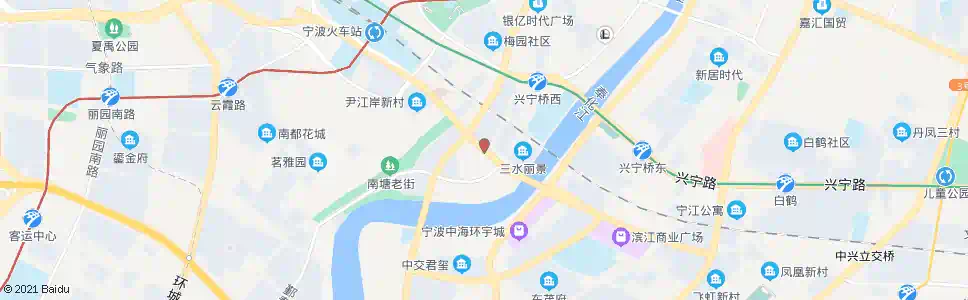 宁波尹江路鄞奉路口_公交站地图_宁波公交_妙搜公交查询2025