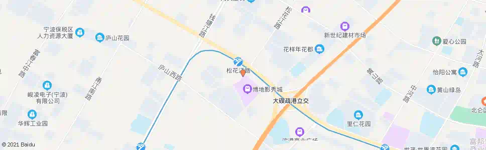 宁波公交松花江路站_公交站地图_宁波公交_妙搜公交查询2025