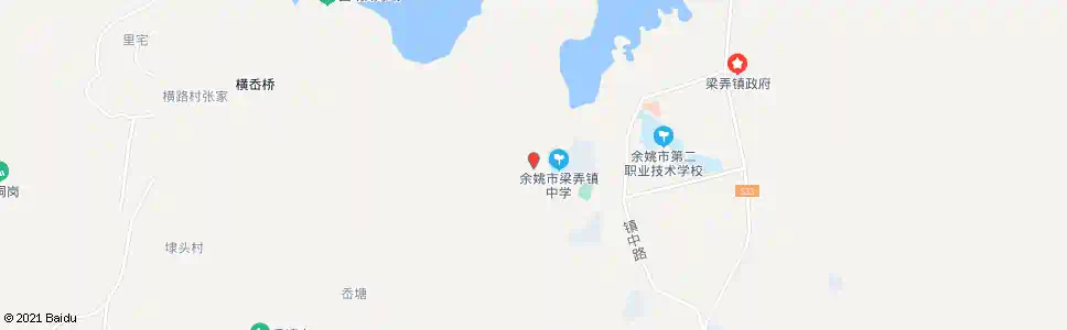 宁波梁弄镇中_公交站地图_宁波公交_妙搜公交查询2025