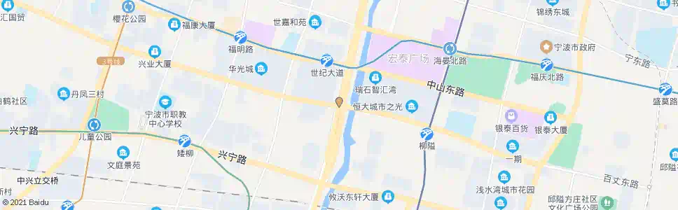 宁波世纪大道百丈东路口_公交站地图_宁波公交_妙搜公交查询2025
