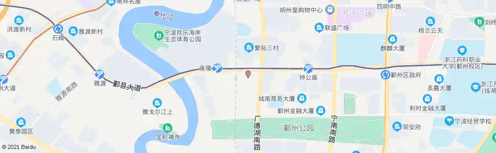 宁波庙堰村_公交站地图_宁波公交_妙搜公交查询2025