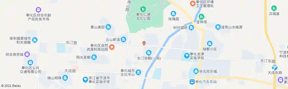 宁波长汀村_公交站地图_宁波公交_妙搜公交查询2025