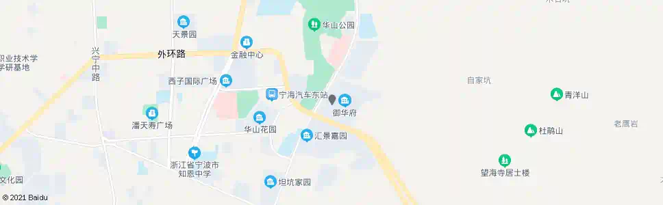 宁波御华府_公交站地图_宁波公交_妙搜公交查询2025