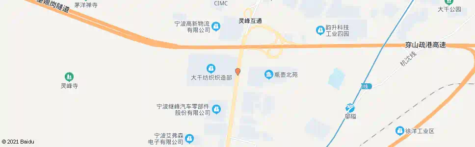 宁波灵峰山路_公交站地图_宁波公交_妙搜公交查询2025