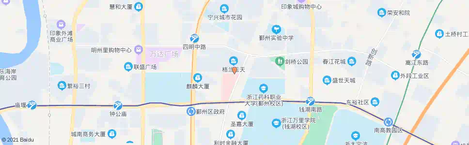 宁波贸城中路前河北路口_公交站地图_宁波公交_妙搜公交查询2025