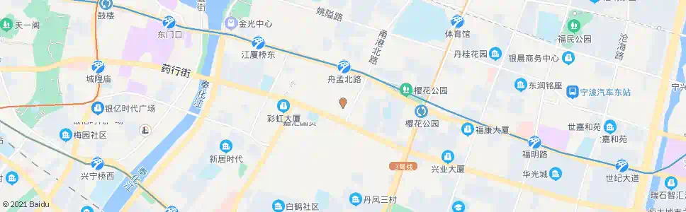 宁波人民医院(东)_公交站地图_宁波公交_妙搜公交查询2025