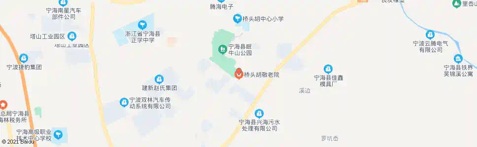 宁波大桥敬老院_公交站地图_宁波公交_妙搜公交查询2025