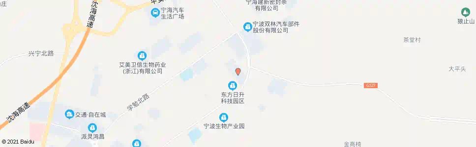 宁波喜海公司_公交站地图_宁波公交_妙搜公交查询2025