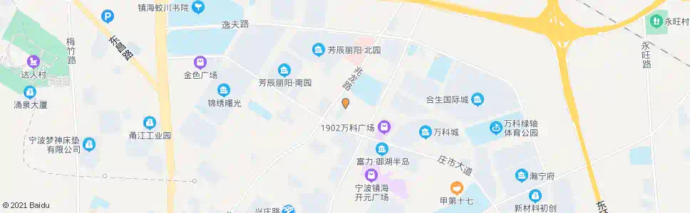 宁波庄市新街路_公交站地图_宁波公交_妙搜公交查询2025