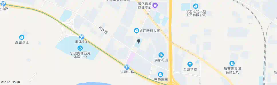 宁波洪塘中心小学_公交站地图_宁波公交_妙搜公交查询2025