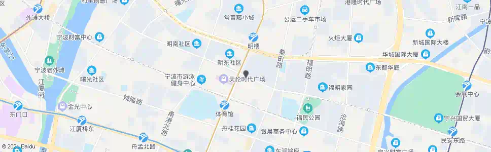 宁波民安路中兴路口_公交站地图_宁波公交_妙搜公交查询2025