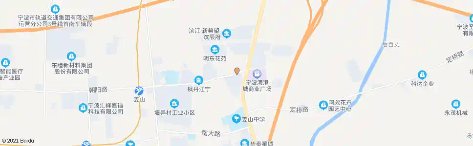 宁波姜山下塘_公交站地图_宁波公交_妙搜公交查询2025