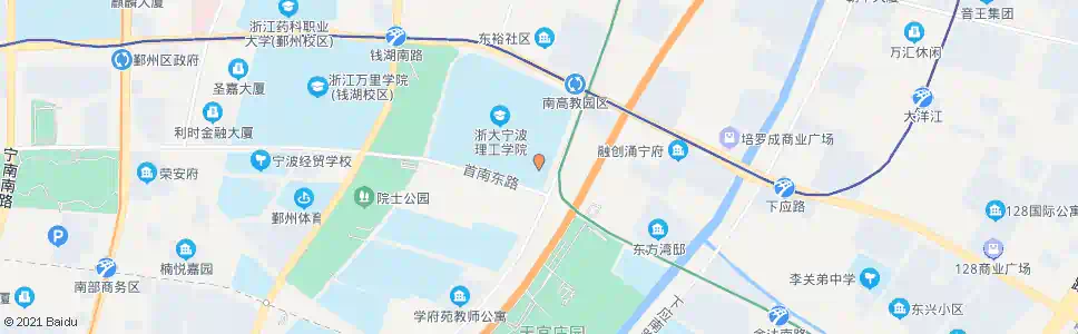 宁波理工学院生活区_公交站地图_宁波公交_妙搜公交查询2025