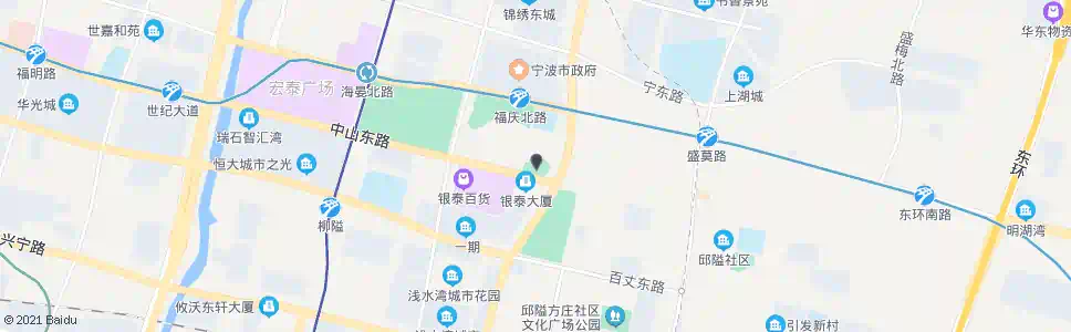宁波五一广场_公交站地图_宁波公交_妙搜公交查询2025