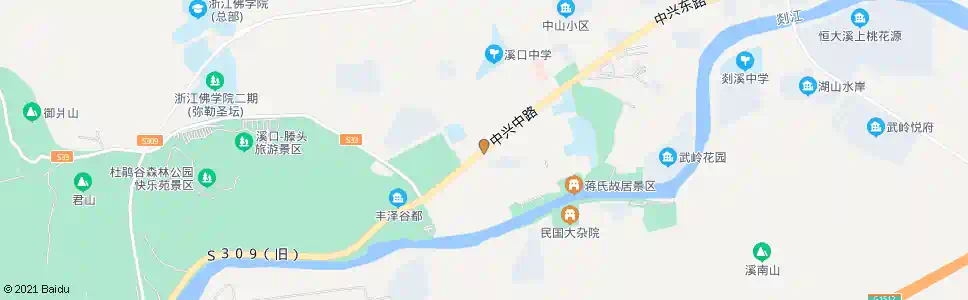 宁波溪口工商银行_公交站地图_宁波公交_妙搜公交查询2025