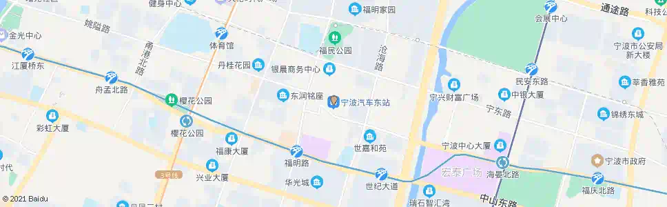宁波金水路东_公交站地图_宁波公交_妙搜公交查询2025