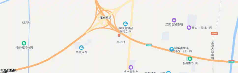 宁波海星村委_公交站地图_宁波公交_妙搜公交查询2025