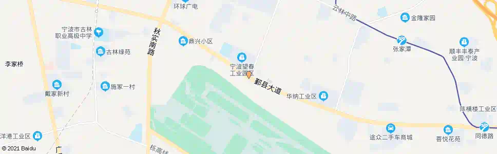宁波望春工业园区南_公交站地图_宁波公交_妙搜公交查询2025