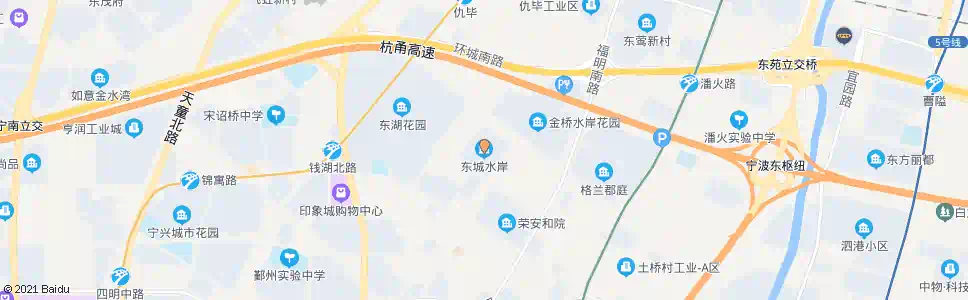 宁波东城水岸_公交站地图_宁波公交_妙搜公交查询2025