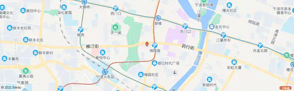 宁波一一三医院_公交站地图_宁波公交_妙搜公交查询2025