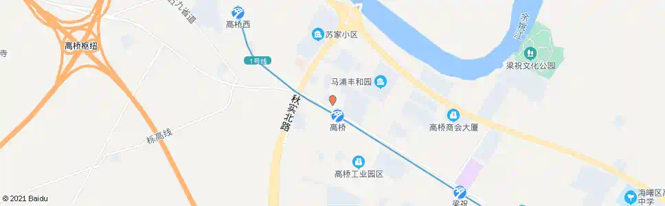 宁波高桥家园_公交站地图_宁波公交_妙搜公交查询2025