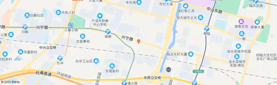 宁波星河晨光_公交站地图_宁波公交_妙搜公交查询2025