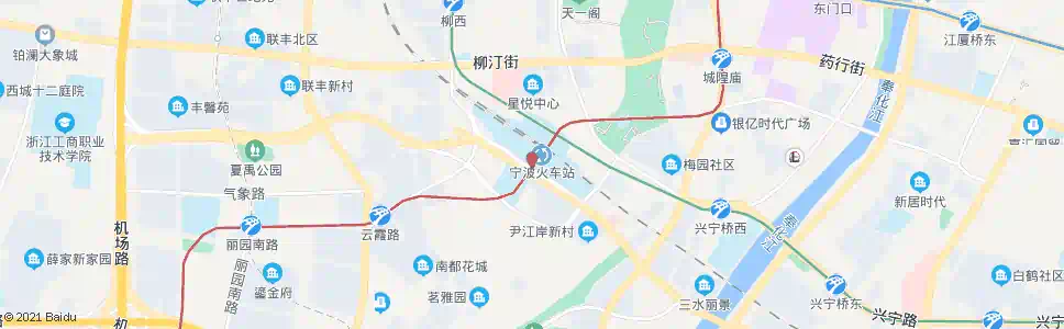 宁波西山_公交站地图_宁波公交_妙搜公交查询2025