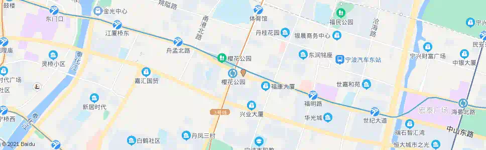 宁波中山东路中兴路口_公交站地图_宁波公交_妙搜公交查询2025
