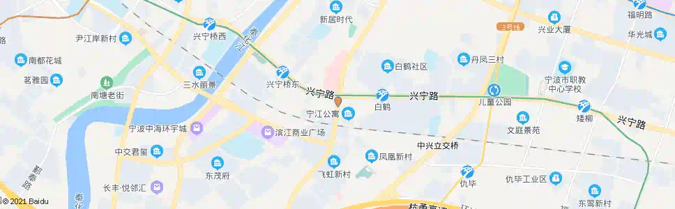 宁波彩虹南路兴宁路口_公交站地图_宁波公交_妙搜公交查询2025