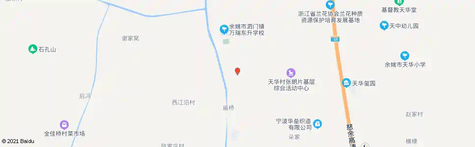 宁波东蒲村_公交站地图_宁波公交_妙搜公交查询2025