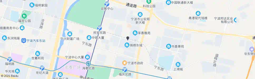 宁波新城第一实验学校_公交站地图_宁波公交_妙搜公交查询2025