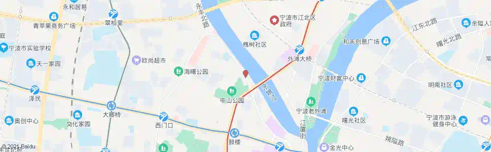 宁波江滨公园_公交站地图_宁波公交_妙搜公交查询2025