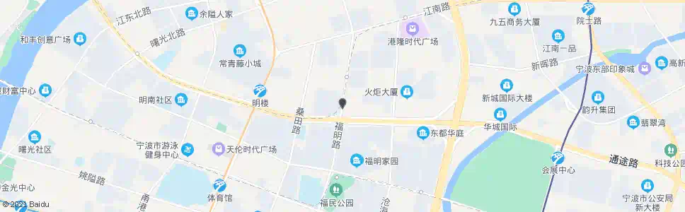 宁波福明路通途路口_公交站地图_宁波公交_妙搜公交查询2025