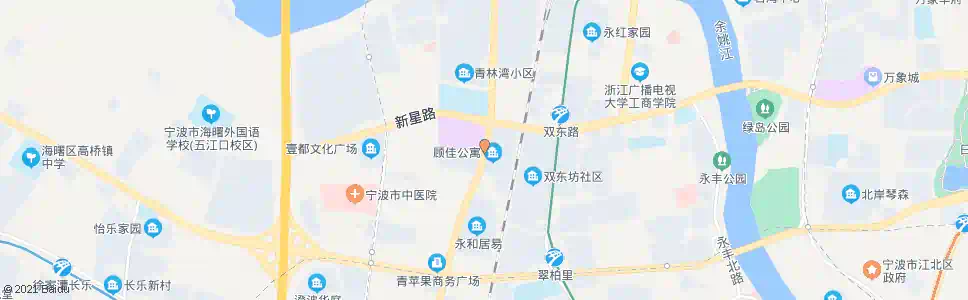 宁波环城西路新星路口_公交站地图_宁波公交_妙搜公交查询2025
