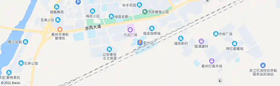 衢州城南_公交站地图_衢州公交_妙搜公交查询2025