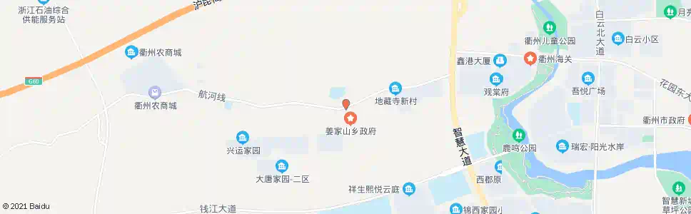 衢州姜家山_公交站地图_衢州公交_妙搜公交查询2025