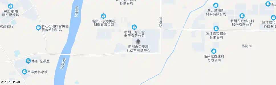 衢州市机动车考试中心_公交站地图_衢州公交_妙搜公交查询2025