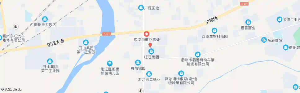 衢州柯城工业园区_公交站地图_衢州公交_妙搜公交查询2025