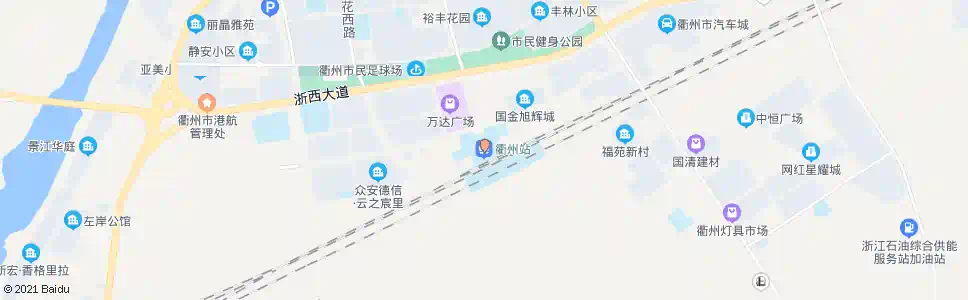 衢州车头_公交站地图_衢州公交_妙搜公交查询2025