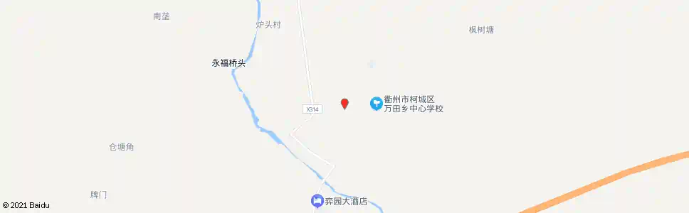 衢州万田中学_公交站地图_衢州公交_妙搜公交查询2025