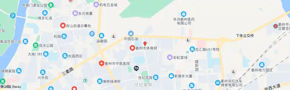 衢州衢州新办公区_公交站地图_衢州公交_妙搜公交查询2025