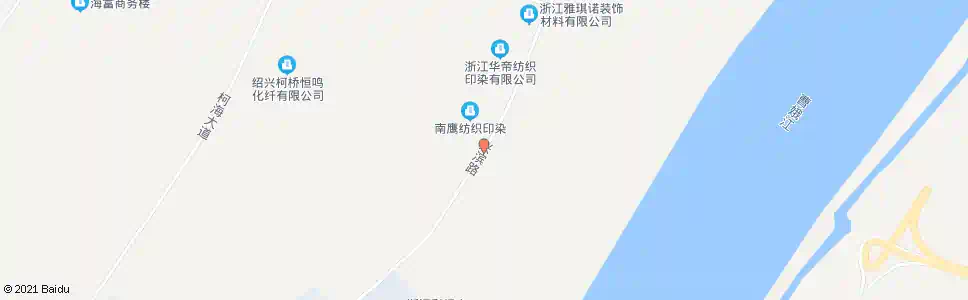 绍兴新发南鹰印染_公交站地图_绍兴公交_妙搜公交查询2025