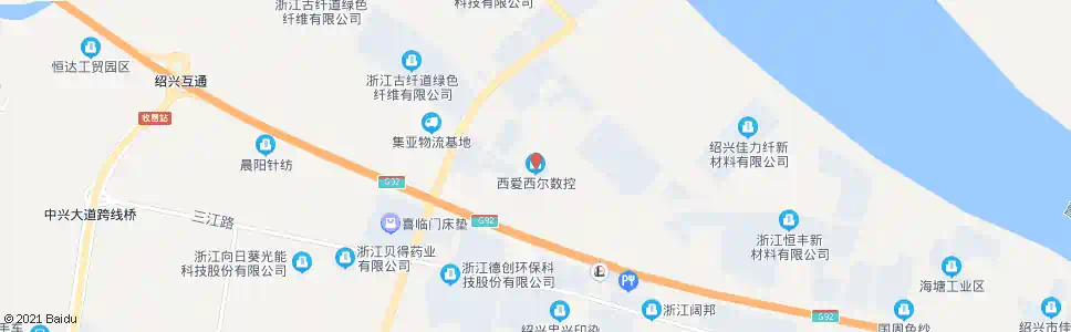 绍兴西爱西尔数控_公交站地图_绍兴公交_妙搜公交查询2025