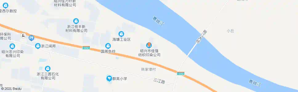 绍兴佳强印染_公交站地图_绍兴公交_妙搜公交查询2025